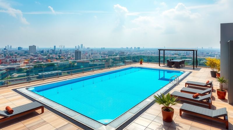 Rooftop swimming Pool