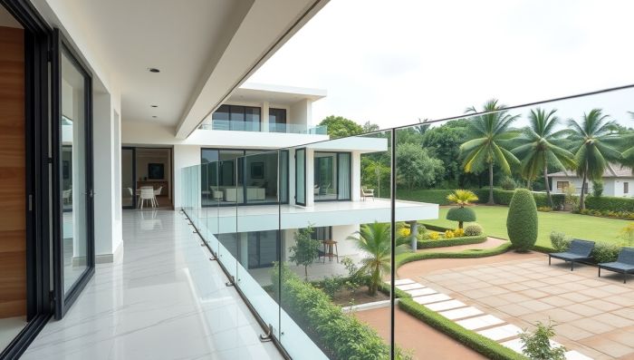 Frameless Glass Balustrade ghana