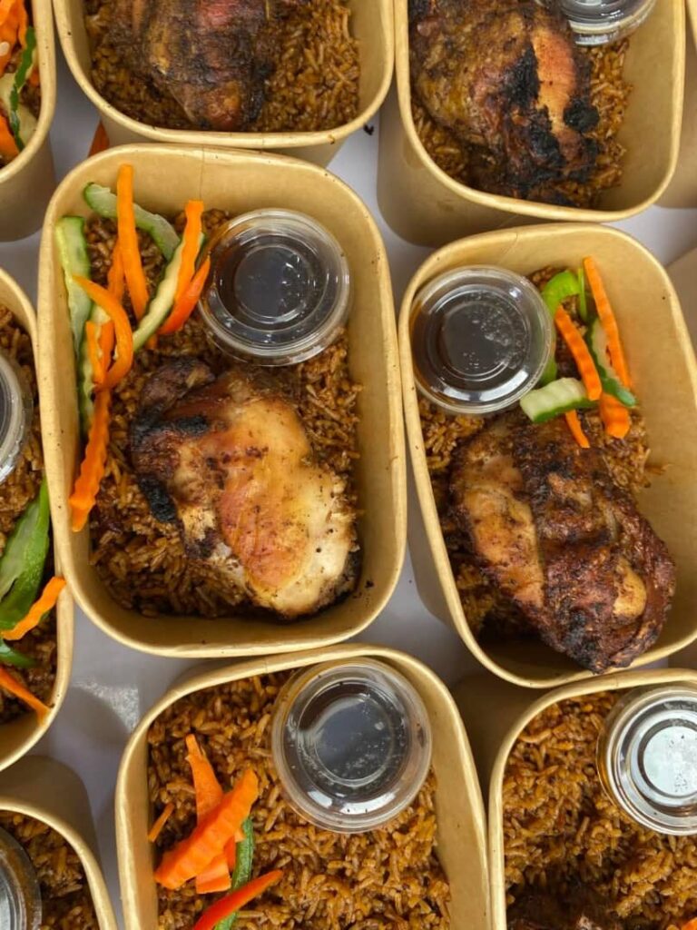 jollof rice packaging accra
